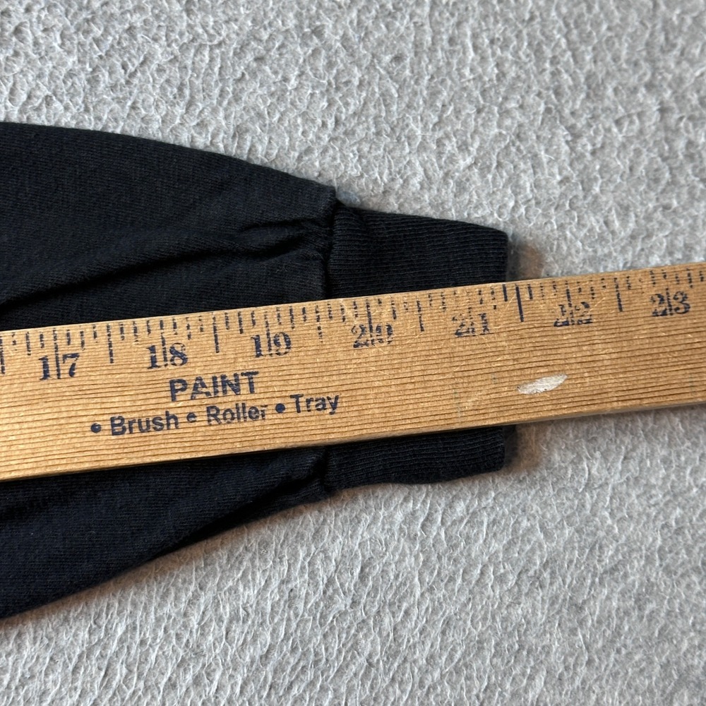 Vintage Hanes Shirt Mens L Long Sleeve Beefy-T Black HOG Waterford MI Chapter - Picture 11 of 12